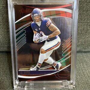 Custom 3D Floater - DJ Moore Absolute Chicago Bears card